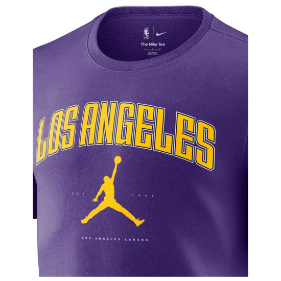 Jordan Ανδρική κοντομάνικη μπλούζα Los Angeles Lakers Essentials
